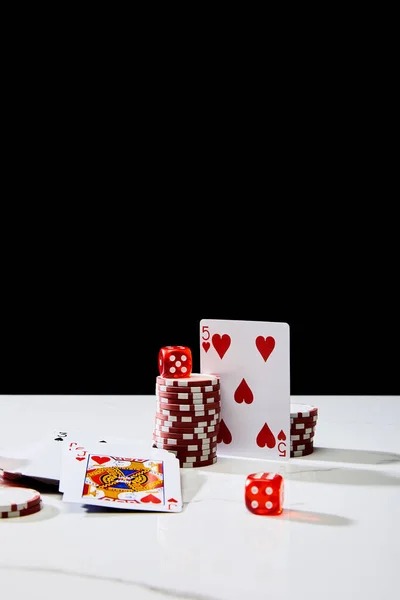 Blackjack table with dealer and player hand display Blackjack live table interface on tatacasino